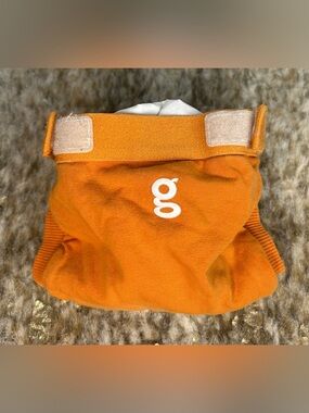 5 for $25🔥GDiapers Orange‎ Reusable Cloth Diaper Small (8-14 lbs.)